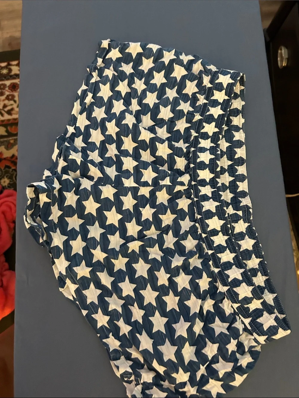 Victoria's Secret Navy & White Star Lounge Shorts